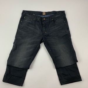 PRPS Straight Leg Mens Black Button Fly Jean 40x30